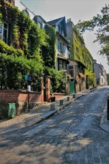 Le quartier de Montmartre à Paris.