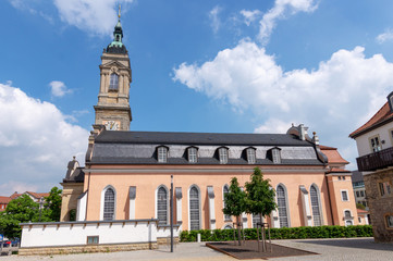 Seitenansicht der  Georgenkirche in Eisenach, Thüringen