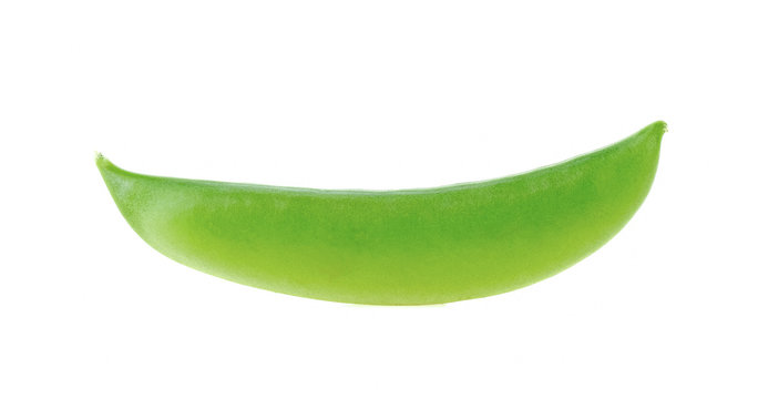 Peas on white background.