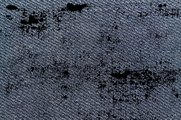 Grunge dirty Blue denim macro texture with seam for jeans background
