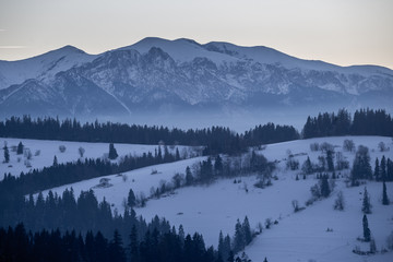 Tatry po zachodzie słońca - Giewont © piszczke