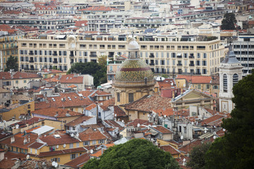 Fototapeta na wymiar Francia, Nizza, veduta della città.