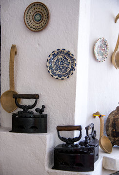Romanian farmhouse interior - the Buzau region - Romania