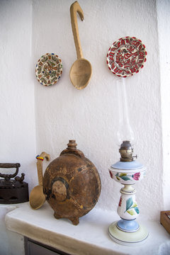 Romanian farmhouse interior - the Buzau region - Romania