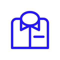 Shirt vector icon isolated on background. Trendy sweet symbol. Logo illustration