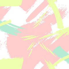 Brushstroke hand drawn pattern. Abstract creative templates, cards, color covers set. Geometric design, liquids, shapes. Trendy vector texture