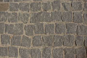 Obraz premium Gray square cement floor background texture.