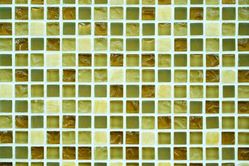 Mother of pearl tiles. Closeup photo of Mother of pearl mosaic tiles.