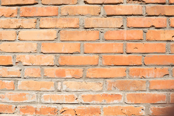 Brick wall background.