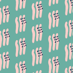 Paint brush vector pattern. Neon green blue modern paper strokes textile. Abstract wallpaper shape print. Repeat graphic texture. Summer cloth, spring 2018