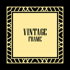 Art Deco Frame