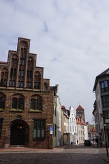 Fototapeta na wymiar rostock city center, germany