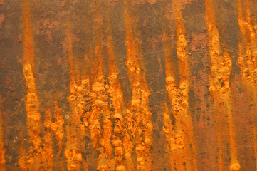 Background from rusty ferric