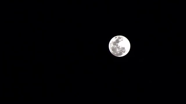 full moon before the full lunar eclipse from Johannesburg, South Africa.