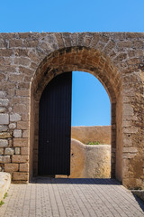 Gate in fortification, El Jadida, Morocco