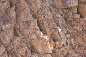 close view of the rocks