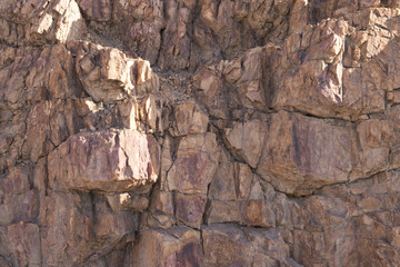 close view of the rocks