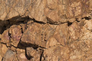 close view of the rocks