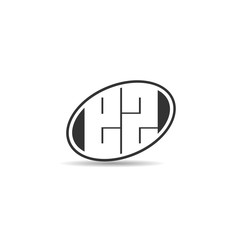 Initial Letter EZ Logo Template Design