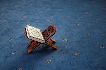 Quran - holy book of Muslims in the mosque © Aisylu