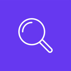 Zoom vector icon isolated on background. Trendy sweet symbol. Logo illustration