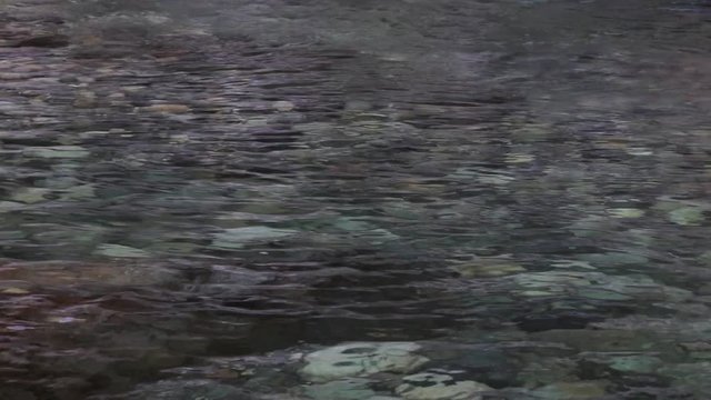 Beautiful Yuba River in Northern California flowing in the middle of summer