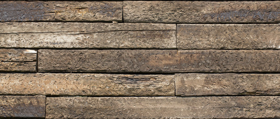 closeup background of Yellow wood texture