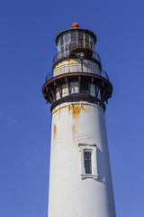 Pigeon Point Lighthouse top half, Pescadero, California