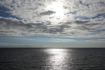 Beautiful sunset at the sea