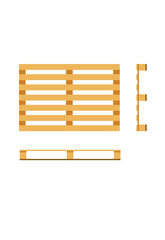 vector wooden pallet