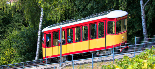 Turmbergbahn, Karlsruhe-Durlach - obrazy, fototapety, plakaty