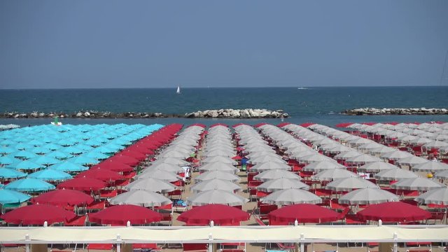Cattolica beach, Emilia Romagna, Italy