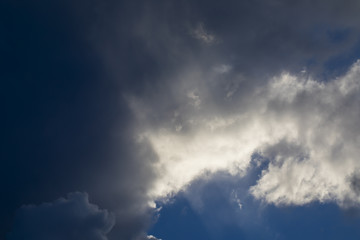 Obraz premium Blue Sky and Clouds