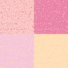 Set Trendy pattern polka dot. Vector isolated on trend pastel background. Concept Satisfying slime. ASMR.