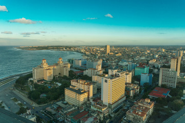 Obraz premium Aerial view of Cuba