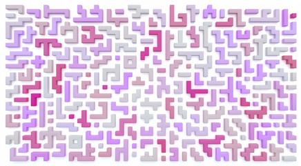 Maze colorful 3d background