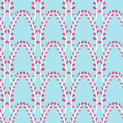 Romantic seamless vector floral pattern