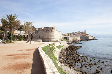 Naklejka premium Francia, Costa Azzura, la città di Antibes