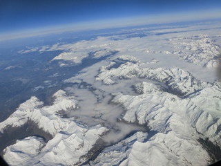 Alpen von oben