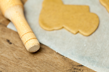 the process of baking cookies at home