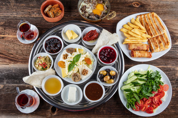 turkish spread breakfast