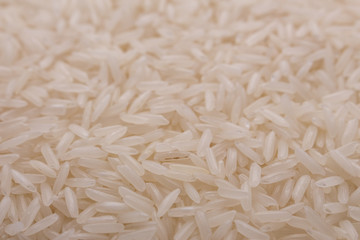 Jasmine rice on a white acrylic background