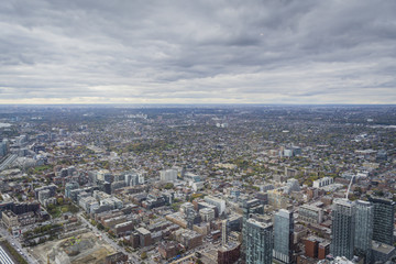 Fototapeta na wymiar Toronto view at west queen west district in Toronto