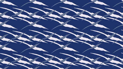 An abstract pattern of diagonally flying elements