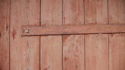 Old doors in the huts