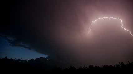 Lightning storm