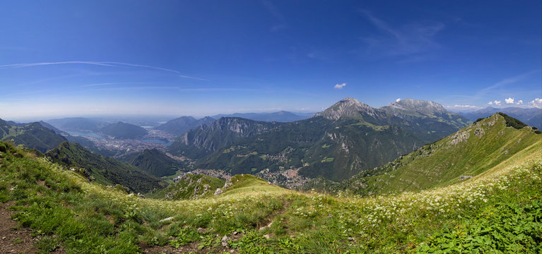 Panorama dal Monte due Mani