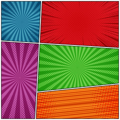 Comic book page background