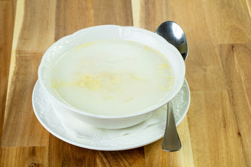 Light chicken soup