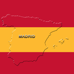 Carte d'Espagne